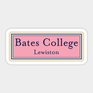 Bates College Sticker